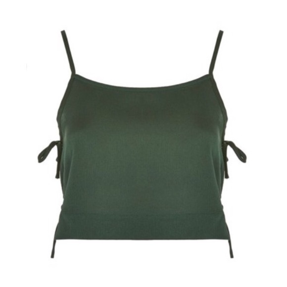 Topshop Side Tie Crop Cami - Picture 4 of 8